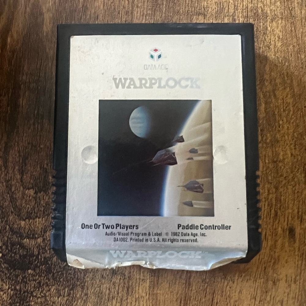 Atari 2600 Warlock 1982 Edition Tested Working